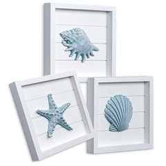 Seaside Serenity 3D Wall Art Set
