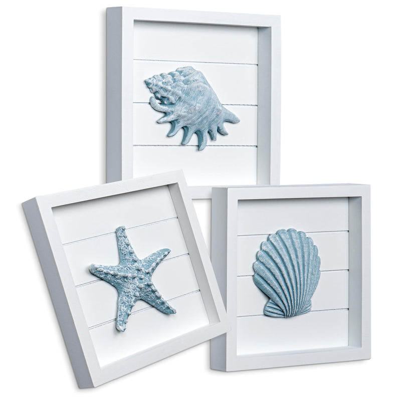 Seaside Serenity 3D Wall Art Set