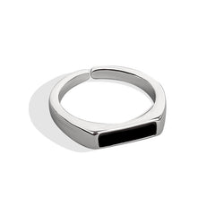 Sterling Silver Cool Wind Geometric Ring