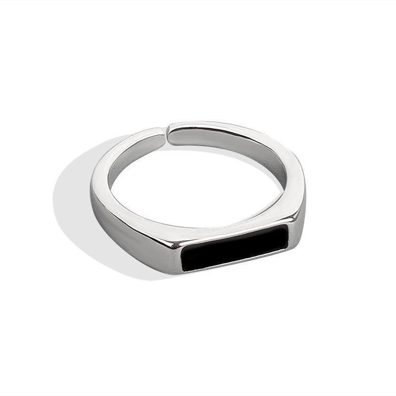 Sterling Silver Cool Wind Geometric Ring