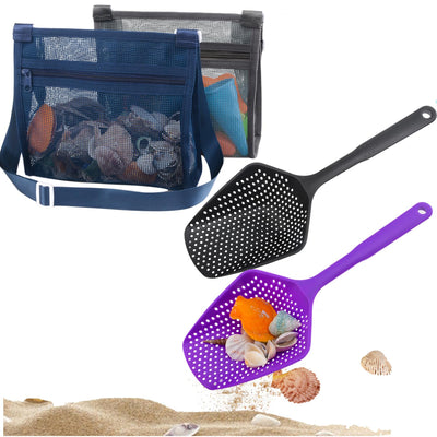 Beach Mesh Shovel and Bag Combo for Kids