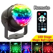 LED RGB Magic Ball Party Light with Remote Control