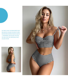 Checkered Bikini S-4XL