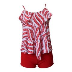 Ruffle Bikini Swimwear Set