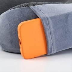 Memory Foam Travel Pillow with Earplugs & Storage Bag