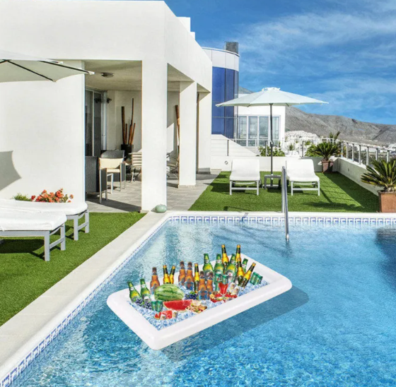 Inflatable Floating Water Bar Tray