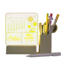 Luminous Acrylic Calendar Board