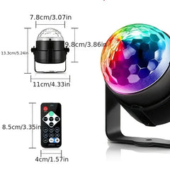 LED RGB Magic Ball Party Light with Remote Control