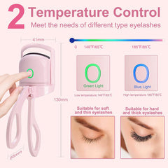 UltraGlow Pro Electric Lash Curler - Long-Lasting & Lightweight