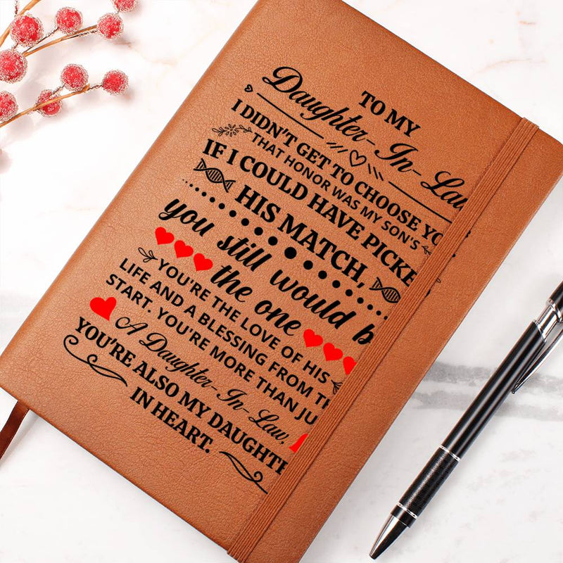 To My Daughter-in-Law – Leather Journal