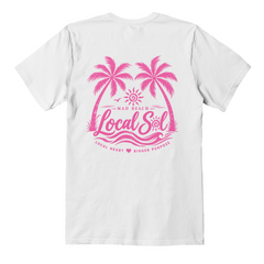 Under the Palms Tee – Pink