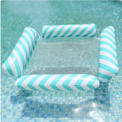 Inflatable 4-Tube Floating Hammock Lounge Chair