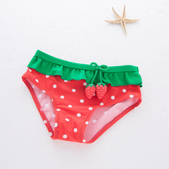 Girls' Strawberry Pineapple Bikini Swimwear Set