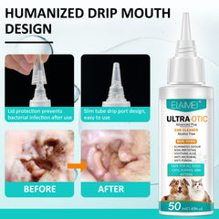 Pet Ear Cleaner 50ml — Gentle Ear Wash for Dogs & Cats