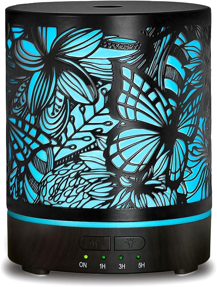 Butterfly Flower 300ML Aromatherapy Diffuser