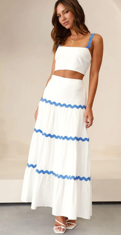 Chic Color-Block Cotton Duo