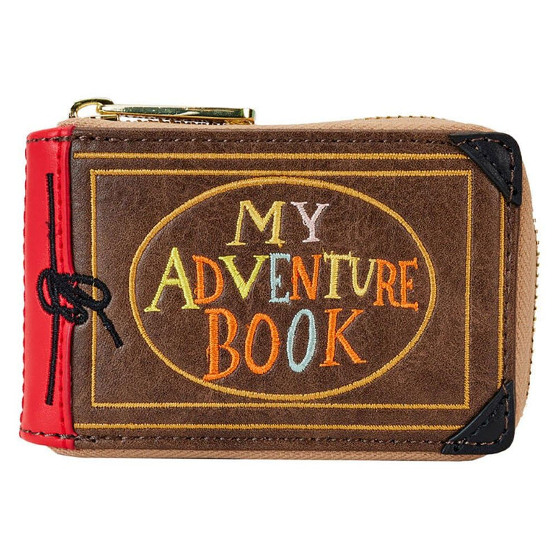 Loungefly Up 15th Anniversary Adventure Book Accordion Zip Around Wallet Black