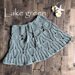 Handmade Crochet Bikini Skirt and Yoga Top