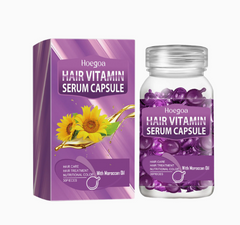 Hair Care Capsules for Smooth, Shiny, Frizz Control