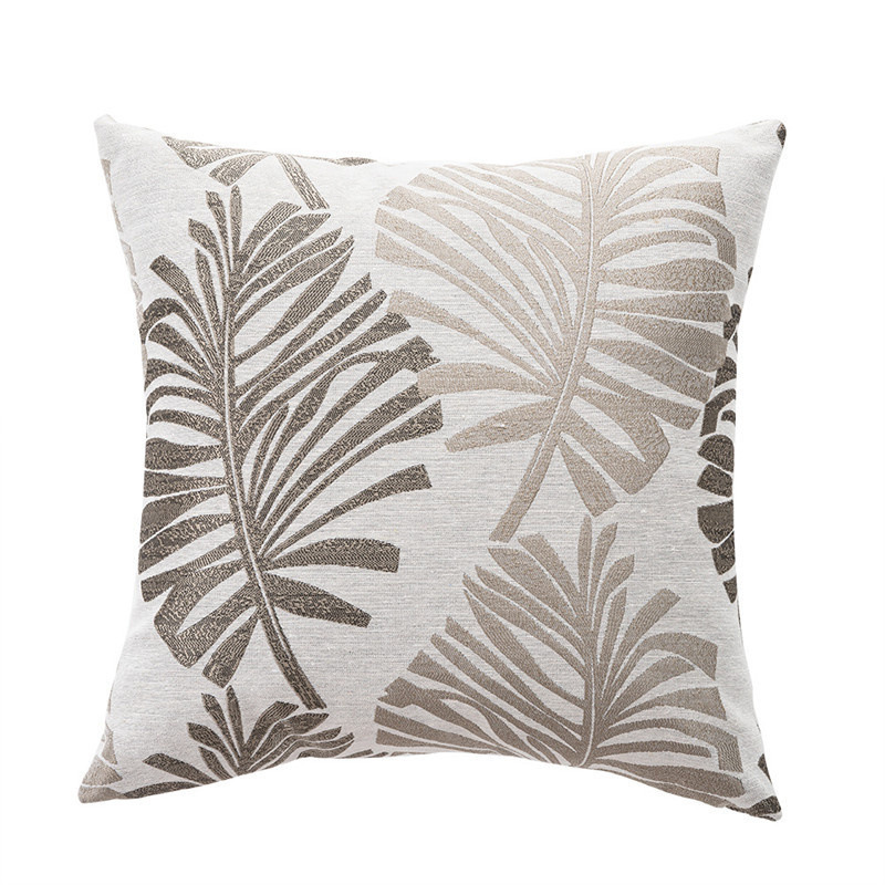 Leafy Linen Luxury Pillow Cover