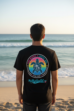 Black Sol Crest T-shirt beach lifestyle
