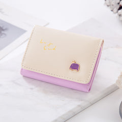 Baby Elephant Print Coin Purse and Card Holder Wallet