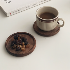 Eco Chic Walnut Wood Coaster