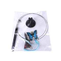 Cat Teaser Toy with Suction Cup Base — Interactive Play for Curious Cats