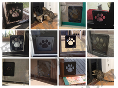 Pet Door with Scratch-Resistant Design