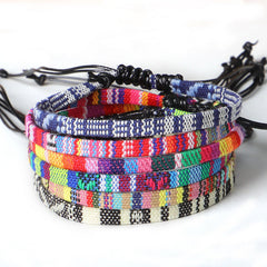 Boho Rainbow Cloth Anklet