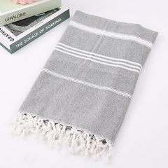 Turkish Blend Fringed Beach Towel