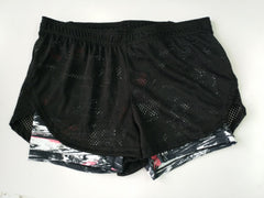 Women's Breathable Double-Layer Yoga Shorts