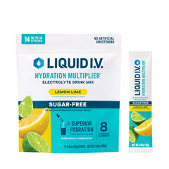 AquaPlus Lemon Lime - Sugar-Free Hydration Sticks