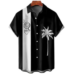Tropical 3D Coconut Tree Hawaiian Shirt
