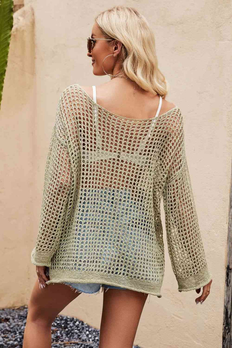 Natty Openwork Cover-up-