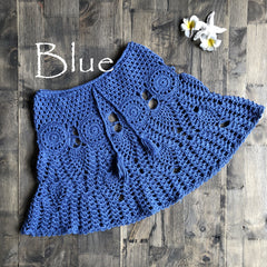 Handmade Crochet Bikini Skirt and Yoga Top