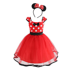 Gridamea Miney Mouse Dress for Girls Toddler Princess Costume Fancy Dress Up Party Birthday