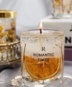 Elegant Floral Jelly Candles