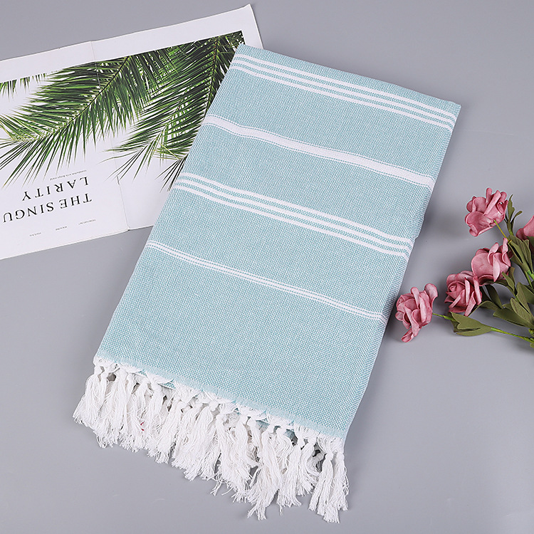 Turkish Blend Fringed Beach Towel