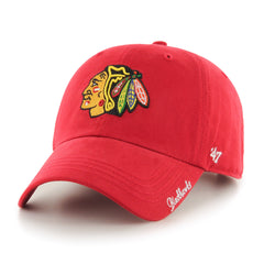 47 NHL Chicago Blackhawks Womens Miata Clean Up Adjustable Hat Red