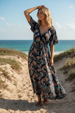 Boho Blossom Maxi Dress