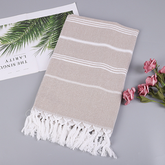 Turkish Blend Fringed Beach Towel