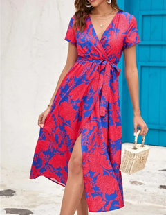 Chic Classic V-Neck A-Line Dress