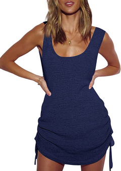 Beach Knit Vest Dress Cover-Up – 20 Vibrant Colors