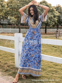 Boho Blossom Maxi Dress