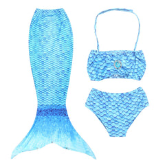 Mermaid Bikini for Girls with Tail