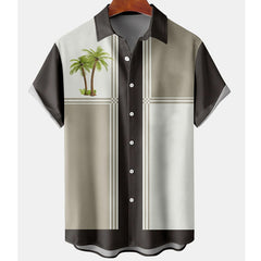 Tropical 3D Coconut Tree Hawaiian Shirt