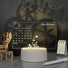 Luminous Acrylic Calendar Board