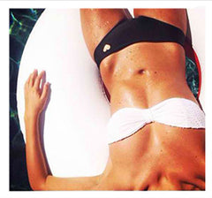 Triangle Bikini with Heart Cutout Design