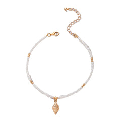 Boho Shell Charm Anklet